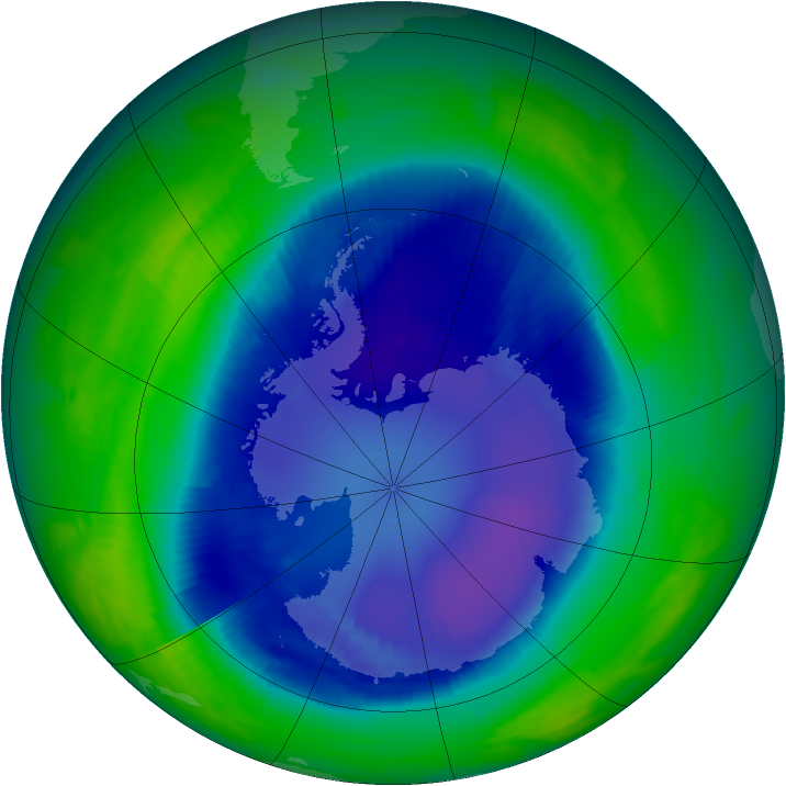 Ozone Map 1996-08-30